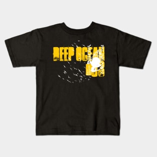 Deep Ocean Retro Abstract Creative Design Kids T-Shirt